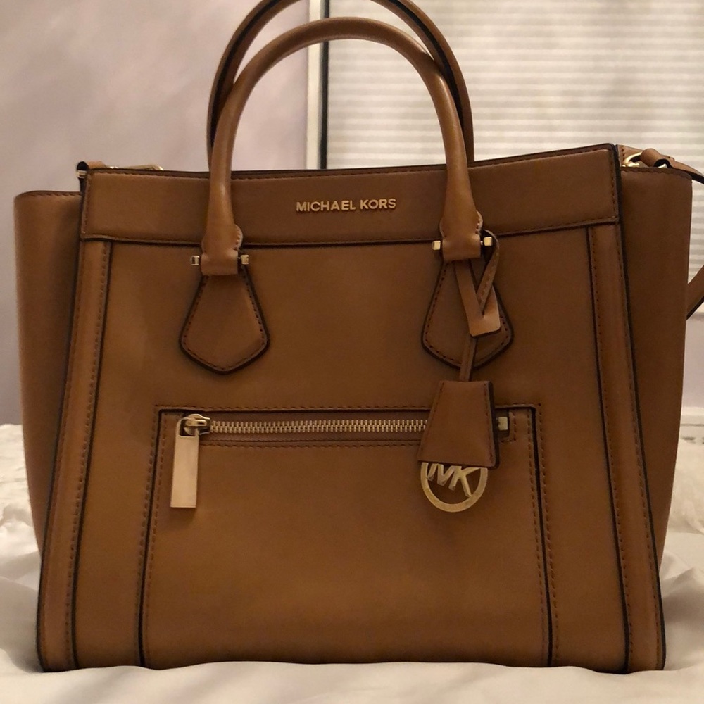 Michael Kors Colette Zip Large Satchel - Picture 2 of 9